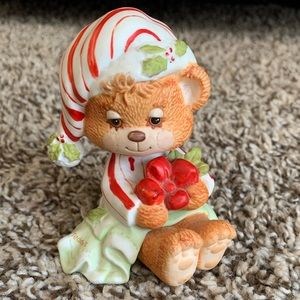 $3 ceramic Teddy Beddy Bear Christmas figurine